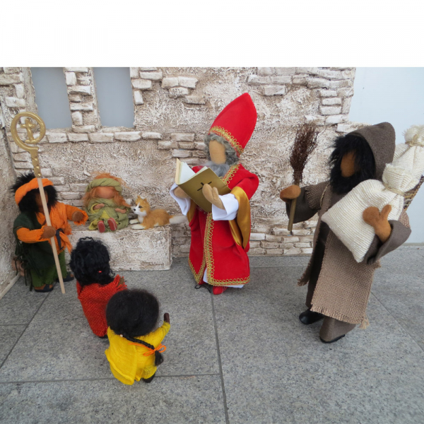 Knecht Ruprecht, Schmutzli - mit Buckelkraxe und Rute