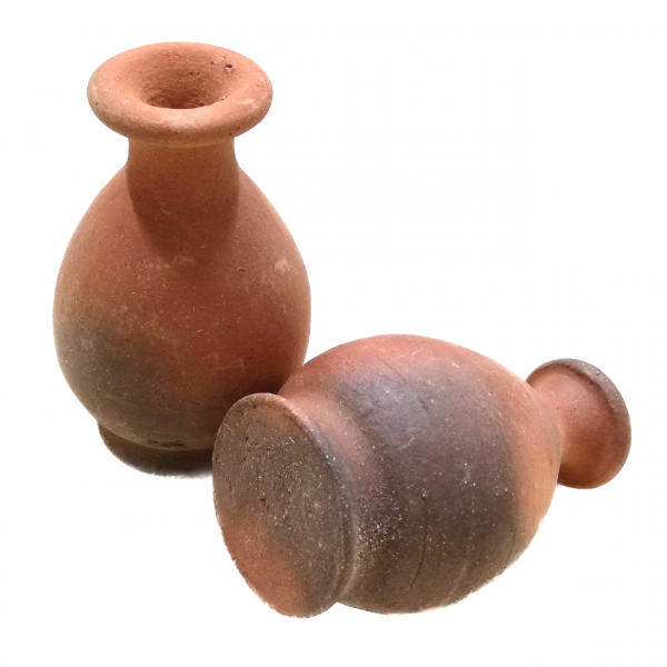 Rustikaler Krug in der Asche gebrannt - 6cm hoch