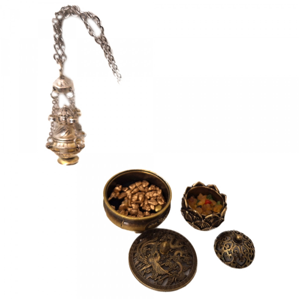 Weihrauchschwenker, Myrrhe- und Goldgefäß - ACHTUNG - KLEINE GROESSE