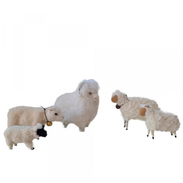 Widder - Bock - echtes Schaffell