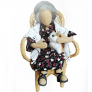 Großmutter - Oma - alte Frau - 28 cm