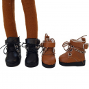 Lederstiefel für Jugendliche - schwarz